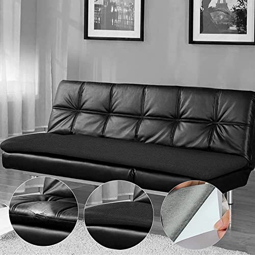 COSMOS STAR™ 2 Pcs Black Leather Repair Kit 8"x11"Inches, for Couches and Cars Black Leather Repair Patches Kit for Couch Furniture Sofas Car Seat Handbag's Jackets Super, Thin Vinyl Repair Kit - Image 5