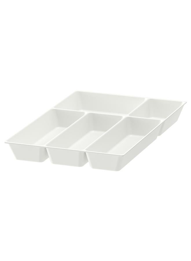 Green Tiger Cutlery tray, white, 32x50 cm - Image 1