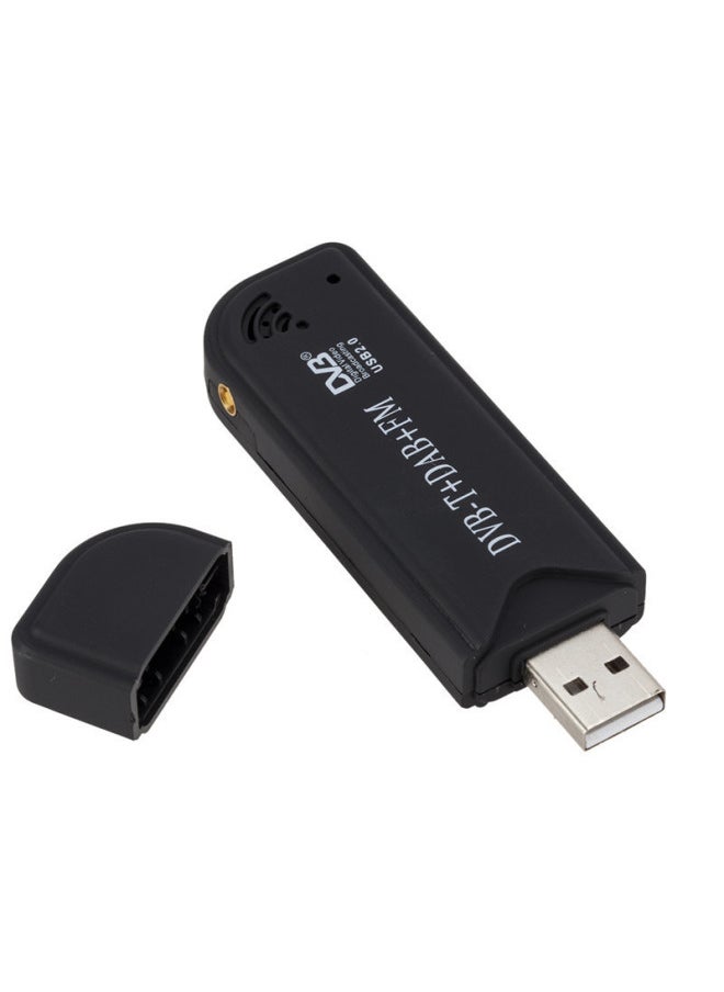 Generic USB 2.0 Digital DVB-T SDR Dongle T2/C/FM/ ISDB-T Converter-Color:White Dvb-t-t2-c+fm+av Dual-use Digital Simulation Integrated  - Image 3