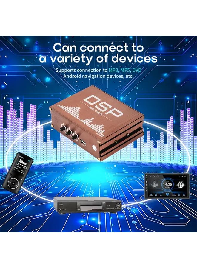 QMF-B145 4 Channel Car Amplifier 1500W High Power A/B Class Full Aluminum Body USB MP3 Support - Image 3