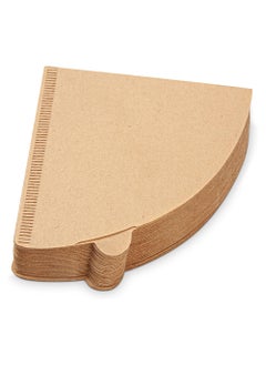 Generic 100-Piece Coffee Paper Filter Beige,Coffee Filter, Cone Coffee Filters, Pour Over Filters for V60 Coffee Dripper and Drip Coffee Maker,Used for 2-4 Cups, 100 Count, Disposable V02 Coffee Filters  - Image 1