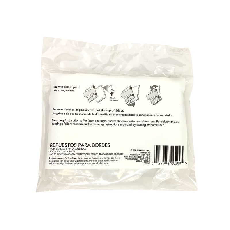 Shur-Line 2001046 812004 Paint Replacement, Edger Pad Refills, 2-Pack, White, 2 Count - Image 4