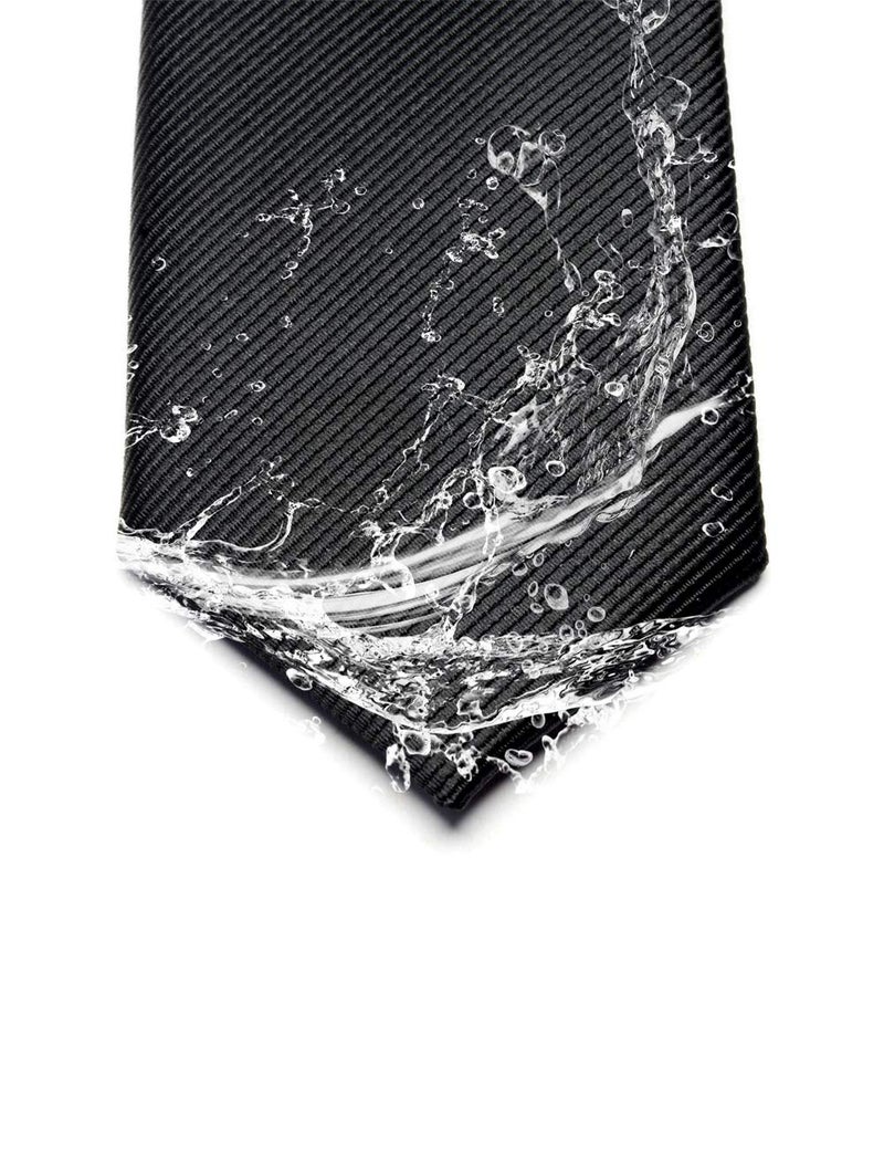 GUSLESON 2" Classic Skinny Ties For Men Slim Solid Black Color Fashion Necktie（0788-01） - Image 4