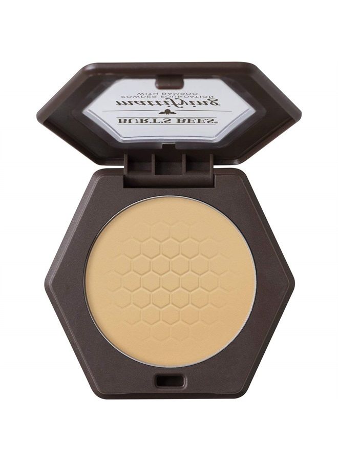 Burt's Bees 100% Natural Origin Mattifying Powder Foundation, Sand - 0.3 Ounce - Image 1