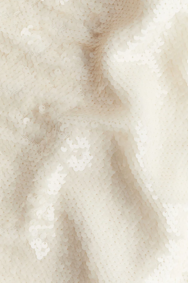 H&M Sequined turtleneck dress