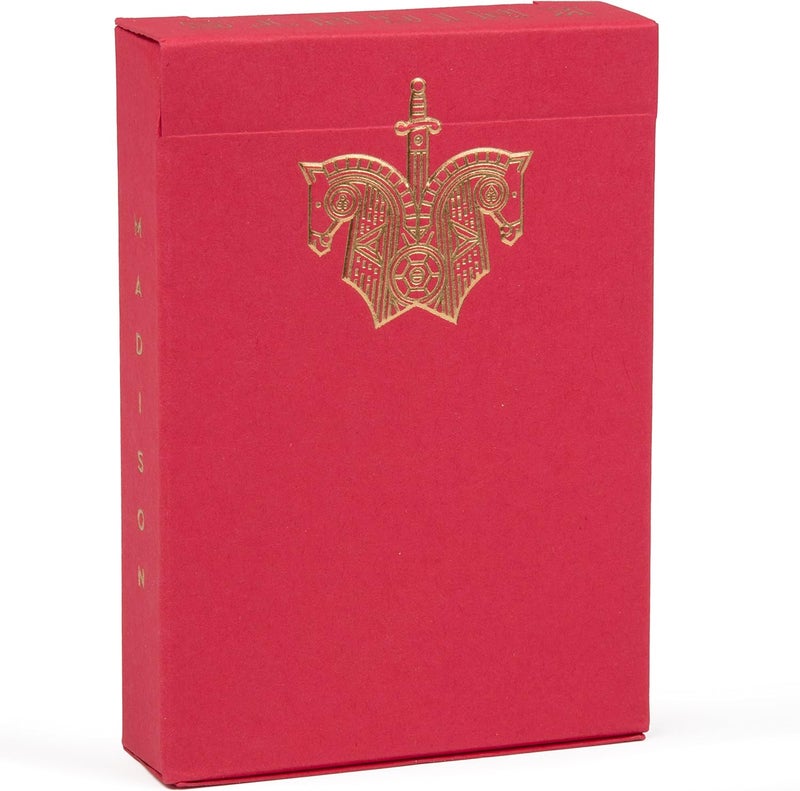 إلوجينيست مجموعة أوراق اللعب Red Knights من Ellusionist – ��ن تصميم دانيال ماديسون وكريس رامزي - قم بحركتك - Image 2