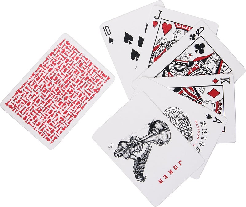 إلوجينيست مجموعة أوراق اللعب Red Knights من Ellusionist – ��ن تصميم دانيال ماديسون وكريس رامزي - قم بحركتك - Image 5