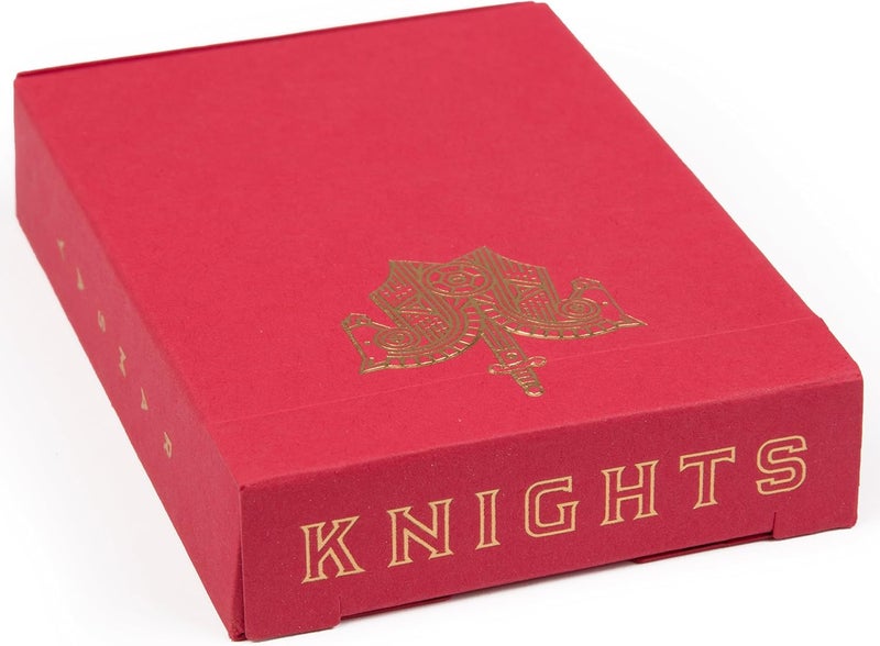 إلوجينيست مجموعة أوراق اللعب Red Knights من Ellusionist – ��ن تصميم دانيال ماديسون وكريس رامزي - قم بحركتك - Image 3