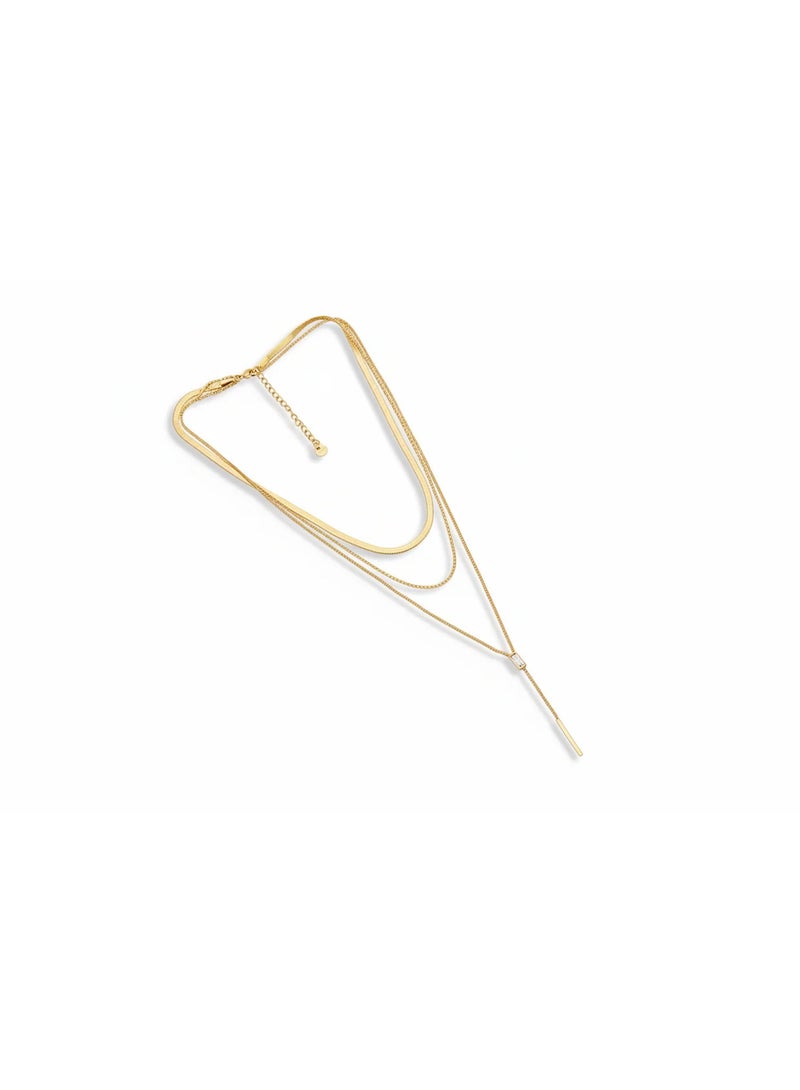 Bariq Aurelia Triple-Layer Lariat - Tarnish Free - Image 1