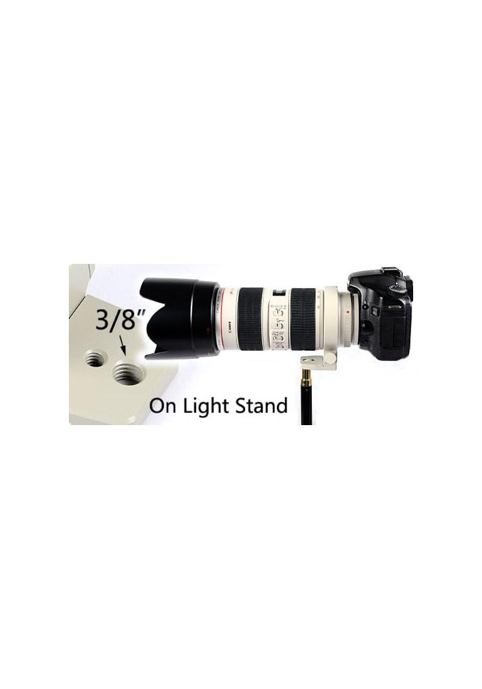 DSLRKIT حلقة تثبيت الحامل الثلاثي B (W) من DSLRKIT لكاميرات كانون 70-200 مم f/2.8L IS II USM و EF 100-400 مم f/4.5-5.6L IS USM - Image 4