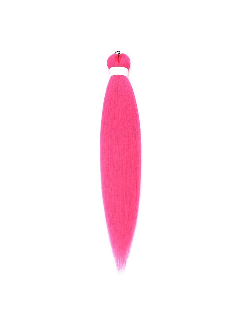 Arabest PVC low temperature flame retardant fluffy EZ Pull block large BRAID low temperature styling wig wholesale 26 inch 90Gez BRAID pink 
