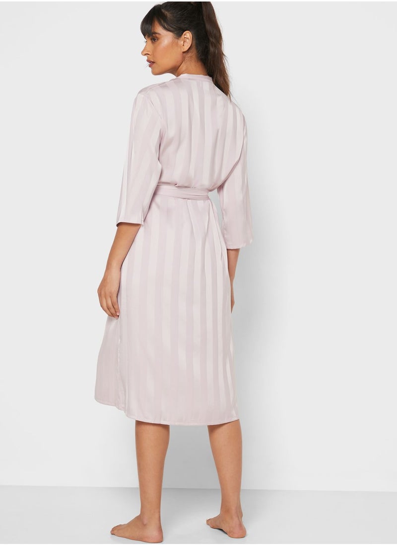 ELLA - Striped Robe - Image 1