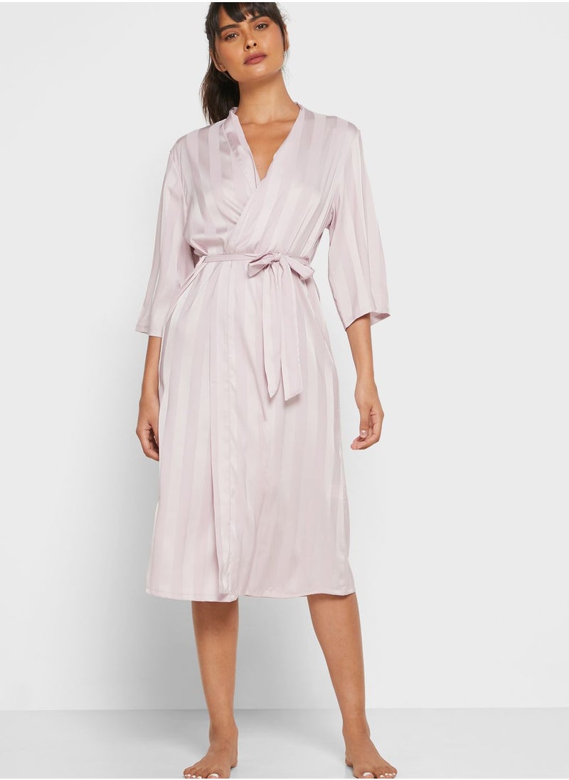 ELLA - Striped Robe - Image 1