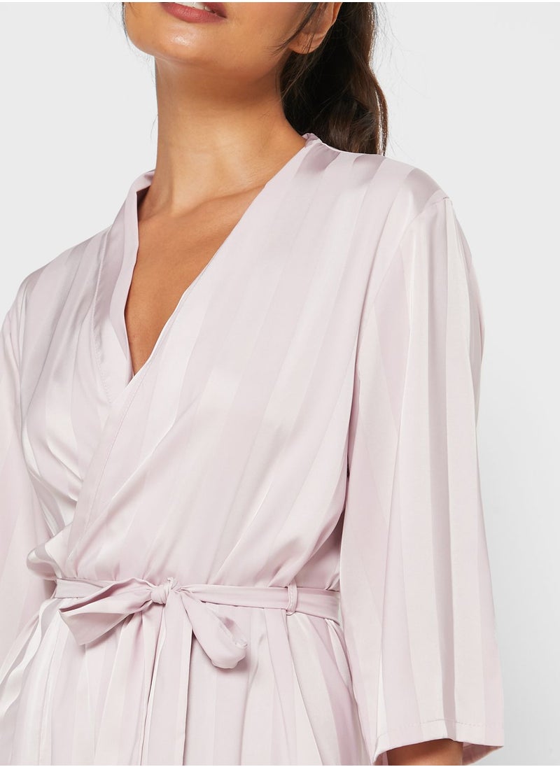 ELLA - Striped Robe - Image 1