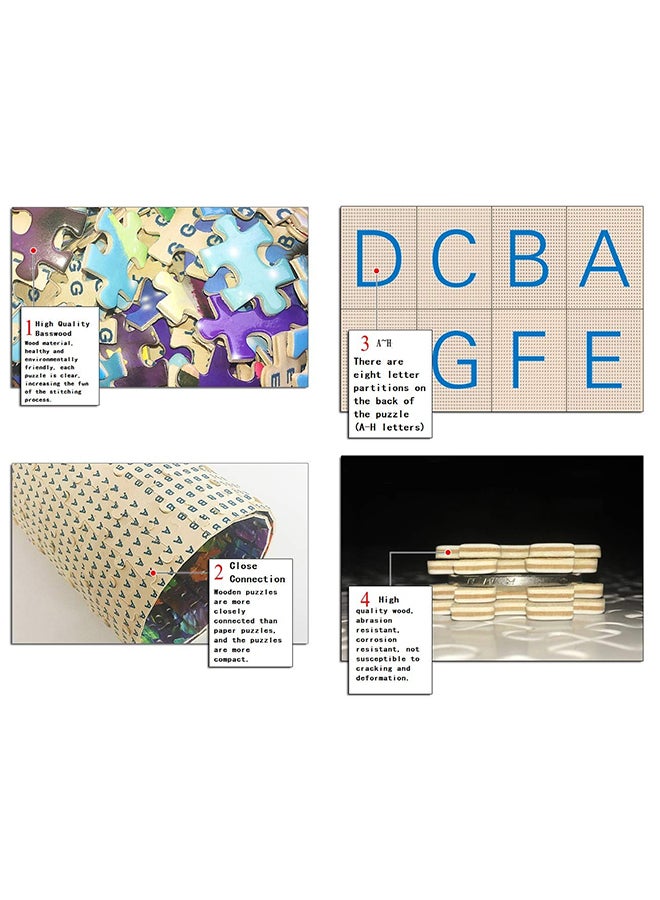 لعبة أحجية صورة مقطعة بتصميم منظر طبيعي ساحلي من 1000 قطعة 75x50x0.17سم - Image 4