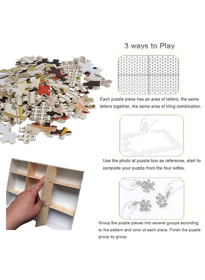 لعبة أحجية صورة مقطعة بتصميم منظر طبيعي ساحلي من 1000 قطعة 75x50x0.17سم - Image 5