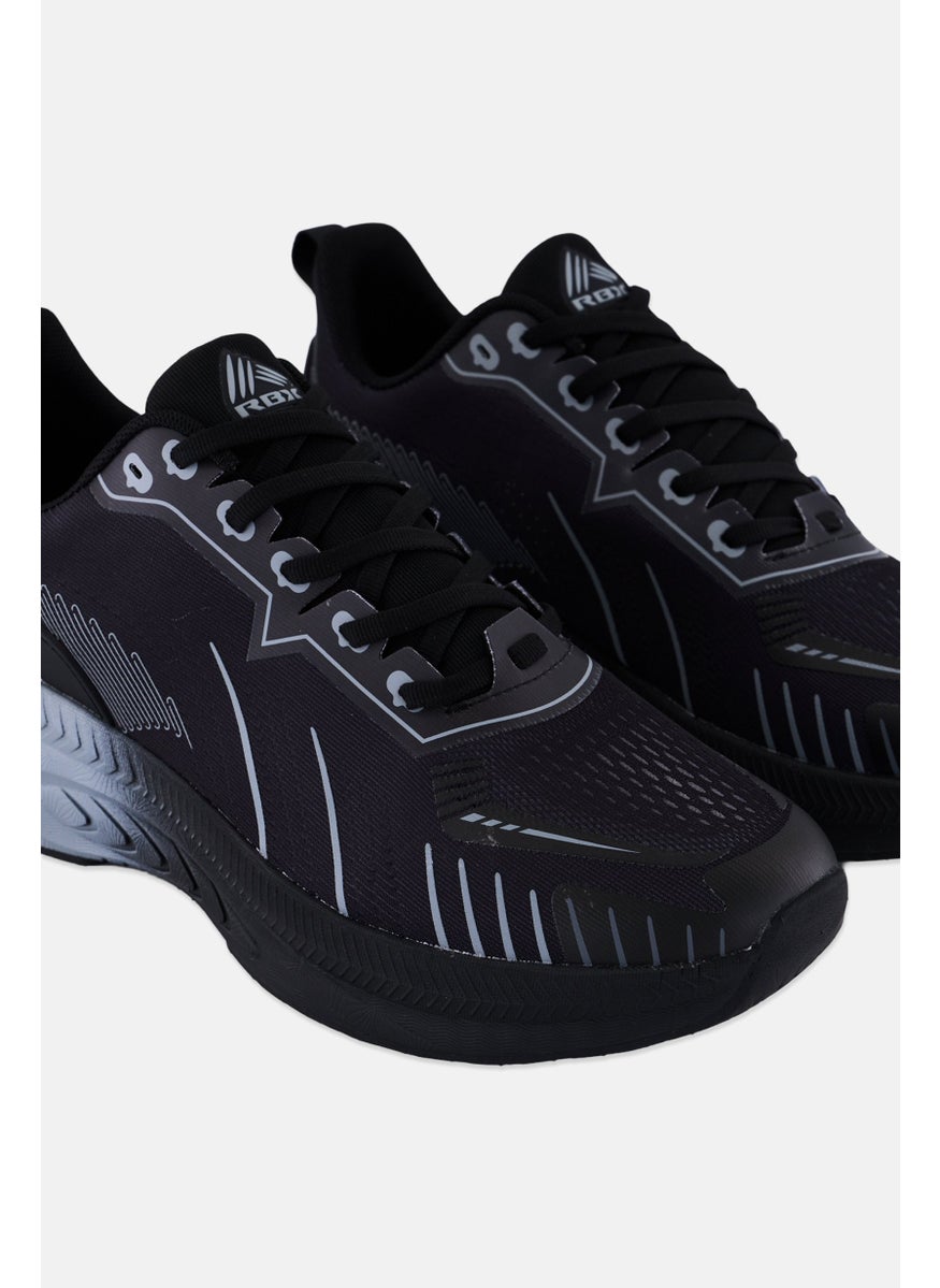 RBX - Men Lace Up Running Shoes, Black - Image 1