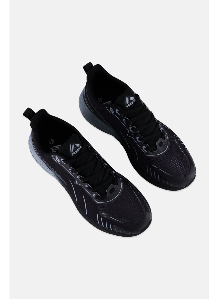 RBX - Men Lace Up Running Shoes, Black - Image 1
