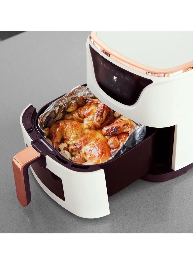 5L Air Fryer 1500W – Oil-Free Cooking, Smart Temp Control, Non-Stick & Auto Shut-Off