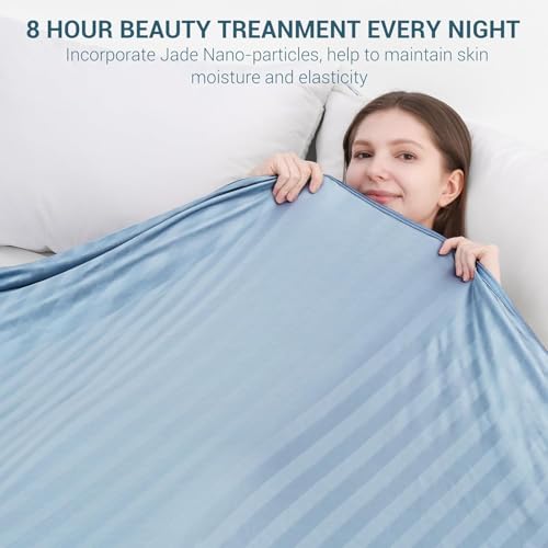 Elegear Revolutionary AC Cooling Blanket, Absorbs Heat to Keep Body Cool for Night Sweats, Double Sided Arc-Chill3.0 Cooling Fiber Q-Max>0.5, Lightweight Summer Cold Blankets - Image 4