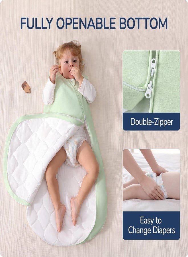 usbettas 2.5 Tog Baby Sleep Sack 6-12 Months, Supersoft Quilted Cotton Thermostatic Toddler Sleeping Sack for Babies Infant, 2-Way Zipper Warm Comfy Baby Wearable Blanket - Image 2