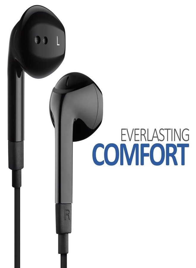 LUDOS FEROX 2 Pack Wired Earbuds in-Ear Headphones, 5 Year Warranty, Earphones with Microphone, Noise Isolation for 3.5mm Jack Ear Buds for iPhone, Samsung, Computer, Laptop, Kids, School Students - Image 5