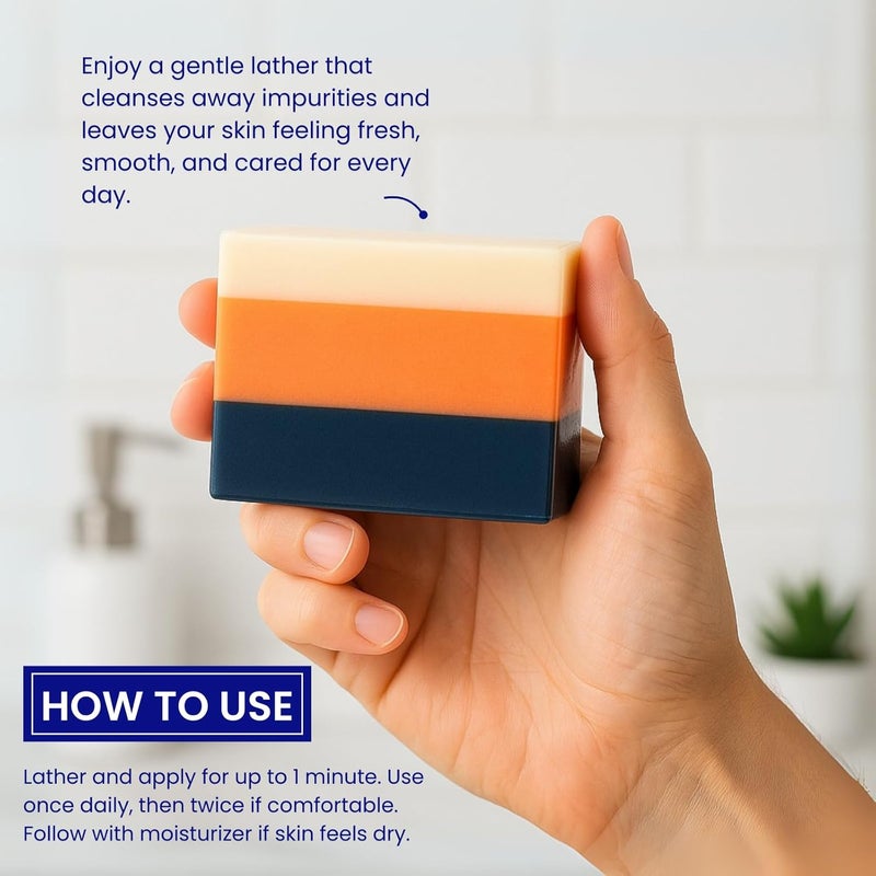 Relumins Premium 3in1 Glutablend Beauty Soap Bar For Smoother Clearer HealthierLooking Skin Now with Rosehips Gentle Face Body Cleanser 120g with Net - Image 5