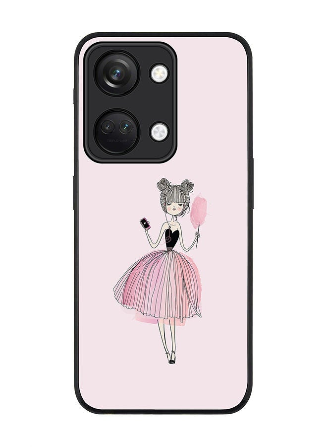 Stylizedd Rugged Black edge case for ONEPLUS NORD 3 5G / OnePlus Ace 2V, Slim fit Soft Case Flexible Rubber Edges Anti Drop TPU Gel Thin Cover -  Lost in Music - Image 1