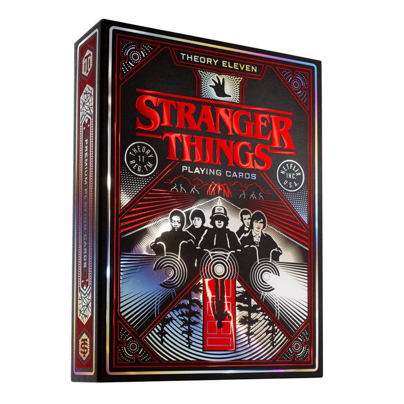 theory11 Stranger Things Premium Playing Cards, Poker Size Standard Index - Image 1