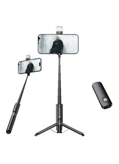 Generic Bluetooth Selfie Stick RGB Magnetic Light Integrated Aluminum Tripod Mobile Phone Selfie Stick  - Image 1