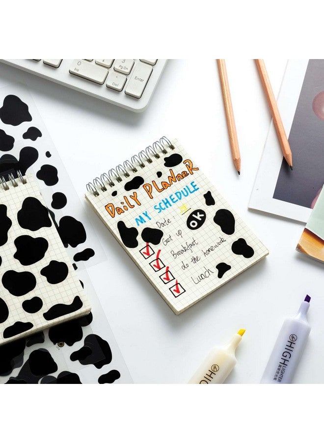 FFNIU 600Pcs Cow Print Stickers, Self-Adhesive Wall Decals Vinyl Print, Black Waterproof Animal Stickers for Cow Themed Bathroom, Nursery, Bedroom and Living Room Wall Decor - Image 2