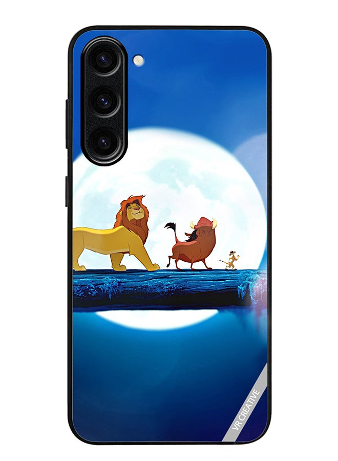 VR CREATIVE Protective Case Cover For Samsung Galaxy S23 FE Lion King Design Multicolour - Image 1