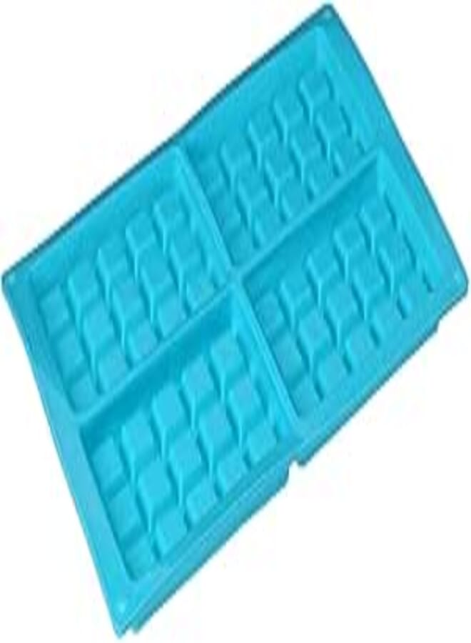 elyassin Jasin waffle silicone mold, 7 x 10 inches, multicolor