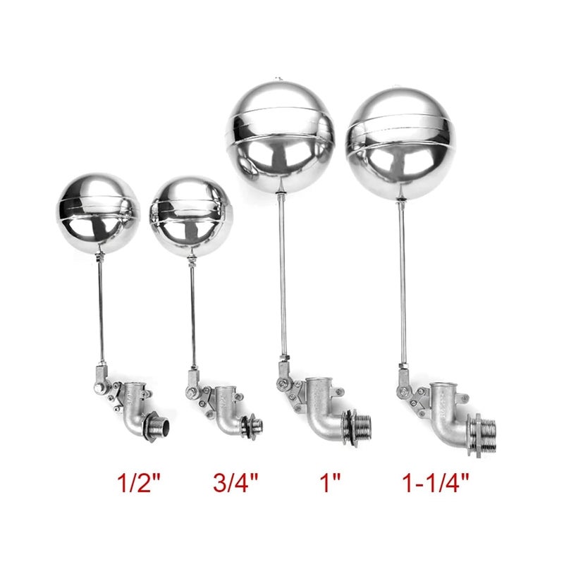 DN20 304 Stainless Steel Adjustable Float Valve Water Tank Floating Ball Switch - Image 5
