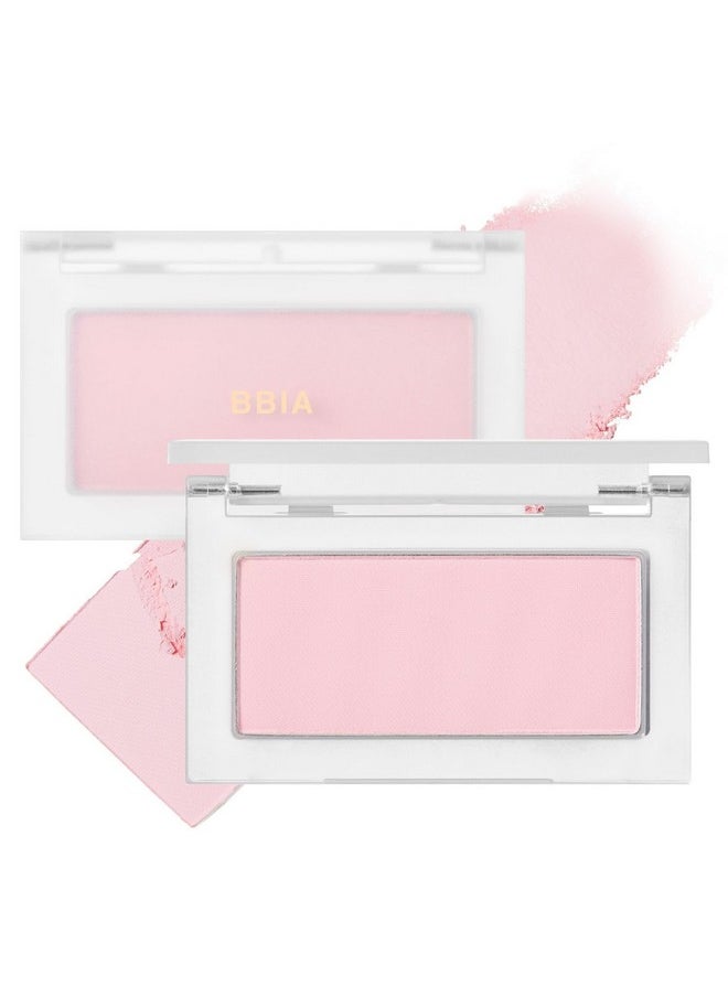 BBI@ BBIA - BBIA Ready To Wear Powder Cheek Blush 3 Color - Buildable & Blendable Soft Blush for Cheeks, Matte & Shimmery Finish, Lightweight, Long-Lasting, Vegan, Korea Face Makeup, 0.19oz (01 POWDER PINK) - Image 1