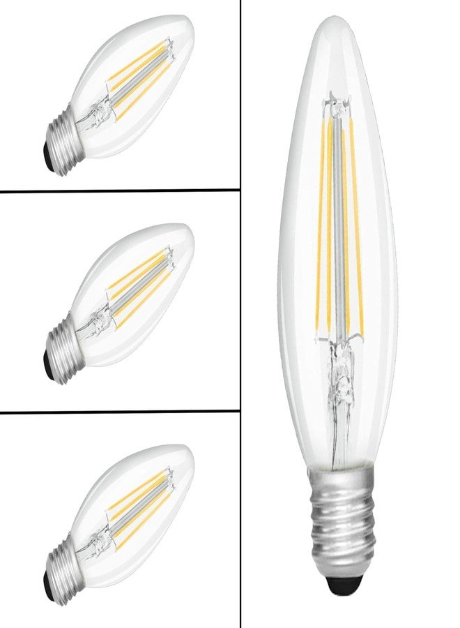 Kinis Vintage Style Candle Shape Light Bulbs for Wall, Hanging, Pendant, Chandelier & Decorative Lights (KIN-C35, Pack of 3) - Image 5