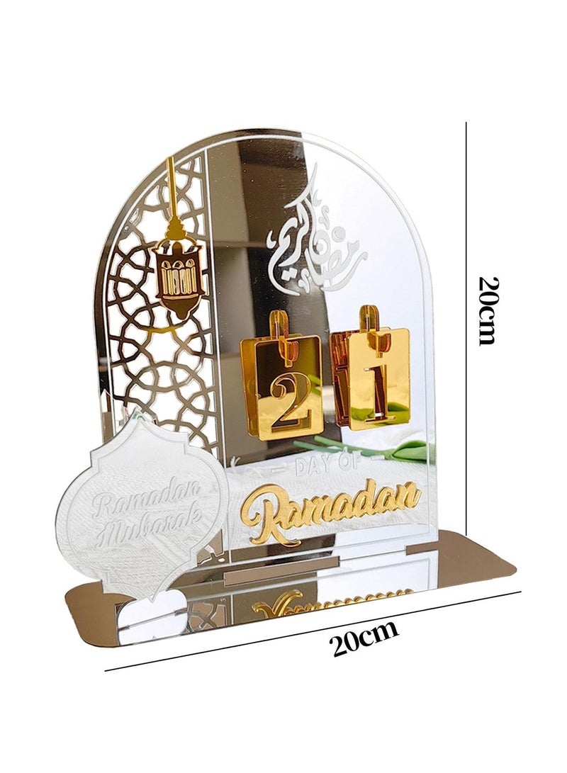 Muslim Ramadan Advent Calendar Ornament Table Centerpiece for Festival Party Style B Home and Garden Greeting Cards and Party Supply  Party Supplies Party Decorations - Image 2
