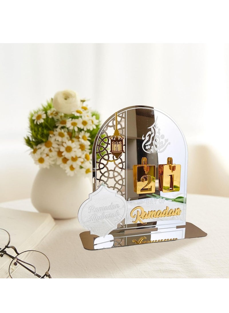 Muslim Ramadan Advent Calendar Ornament Table Centerpiece for Festival Party Style B Home and Garden Greeting Cards and Party Supply  Party Supplies Party Decorations - Image 3