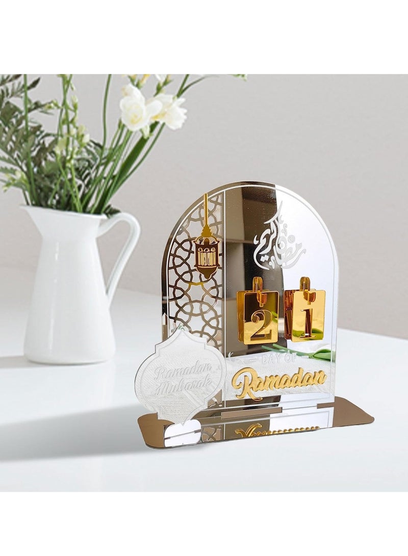 Muslim Ramadan Advent Calendar Ornament Table Centerpiece for Festival Party Style B Home and Garden Greeting Cards and Party Supply  Party Supplies Party Decorations - Image 4