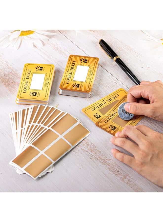 INKNOTE Golden Ticket Custom Scratch off Cards (golden) - Image 4