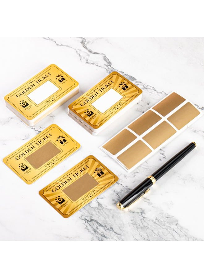 INKNOTE Golden Ticket Custom Scratch off Cards (golden) - Image 2