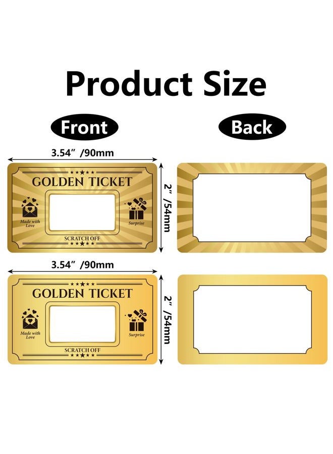INKNOTE Golden Ticket Custom Scratch off Cards (golden) - Image 5