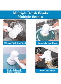 Generic 5 in 1 Cordless Rechargeable Electric Cleaning Brush  - Image 4