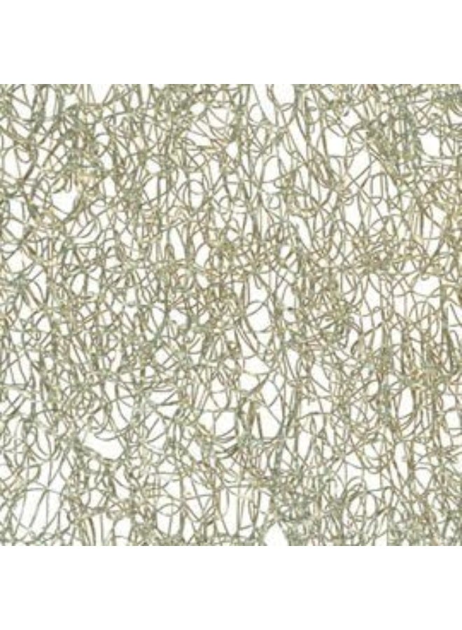 Chilewich Metallic Lace Rectangular Placemat-Silver (Gold) - Image 3