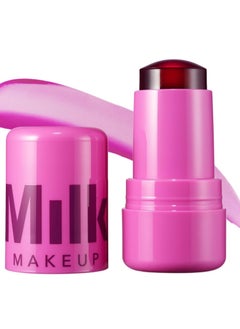 Milk Makeup Cooling Water Jelly Tint, Burst - 0.17 oz - Sheer Lip & Cheek Stain - Buildable Watercolor Finish - 1,000+ Swipes Per Stick