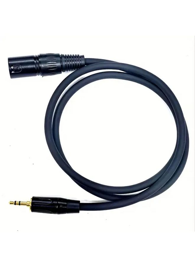 1 Pack 39.37 Inch 3.5mm to XLR Male Cable Black PVC Flexible Composite Cat5e Ethernet Connector for Audio Video Equipment Home Theater Professional Sound Systems - Image 5