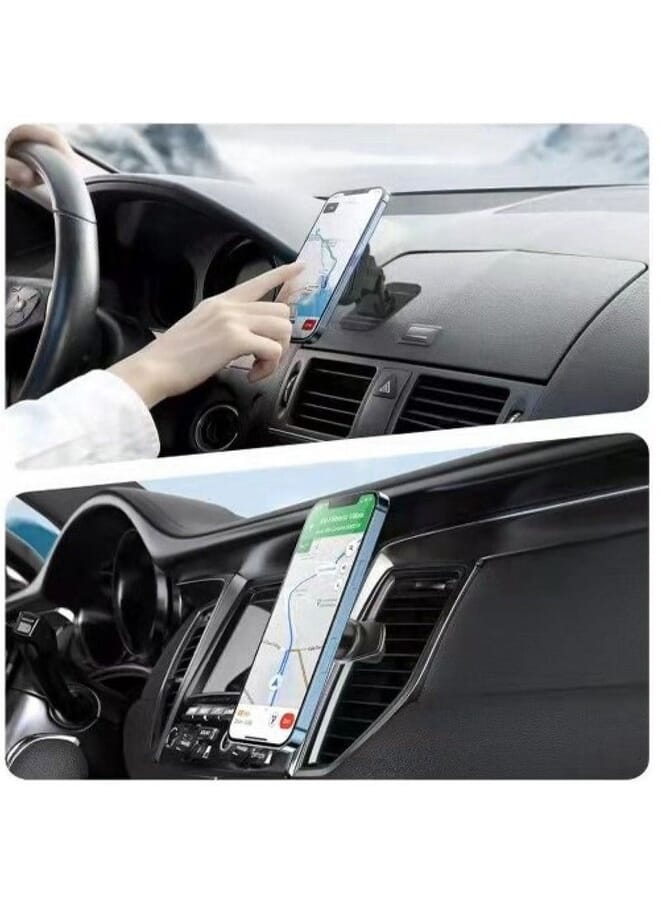 PROMASS Original Magnetic Mobile Phone Mount Holder For Car Office Or Home 2 in 1 On Any Surface Or In The Car air Conditioner Vent - Image 2