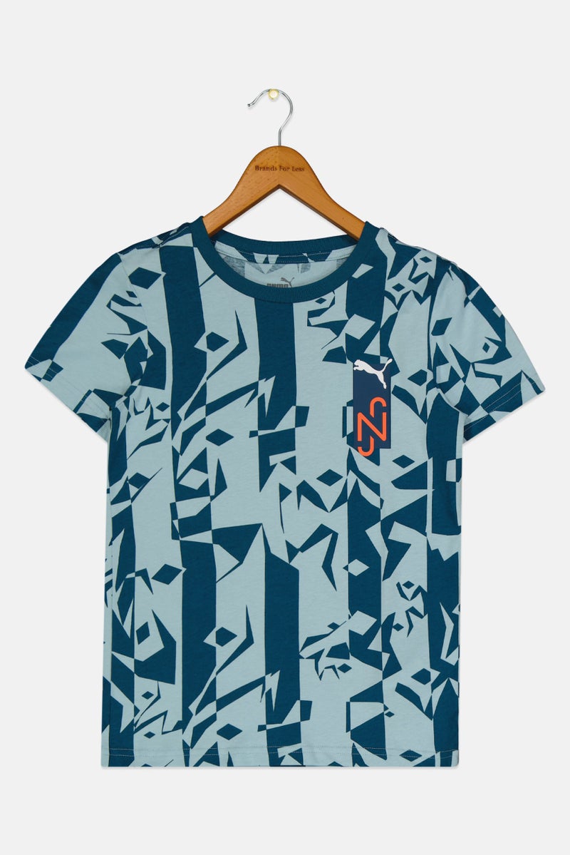 PUMA Puma x Neymar JR Kids Boy Sportswear Fit Football T-Shirt, Multicolor  - Image 1