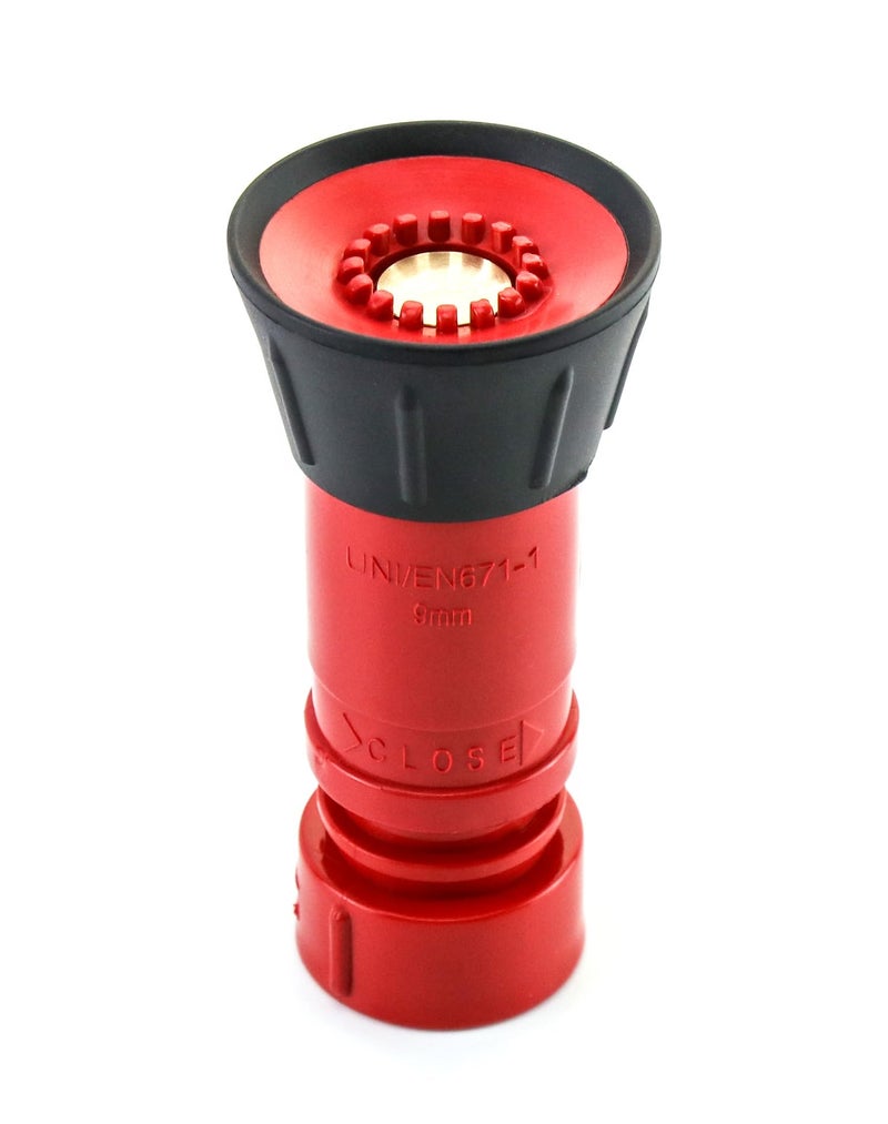 QWORK Fire Hose Nozzle, 1" Heavy Duty NPSH/NPT Thermoplastic Constant Flow Fog Nozzle, Fire Equipment, 4 Pack - Image 3