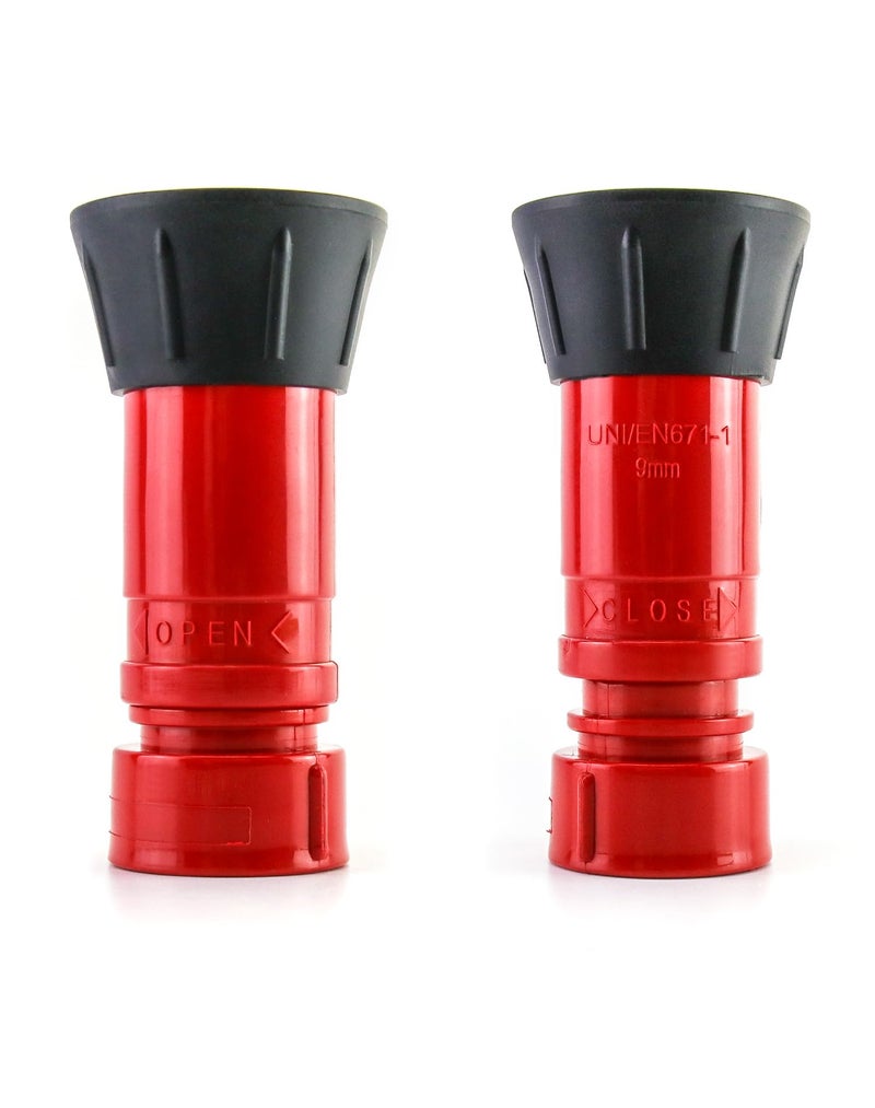 QWORK Fire Hose Nozzle, 1" Heavy Duty NPSH/NPT Thermoplastic Constant Flow Fog Nozzle, Fire Equipment, 4 Pack - Image 5